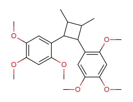 Benzene,1,1'-(3,4-dimethyl-1,2-cyclobutanediyl)bis[2,4,5-trimethoxy- (9CI)