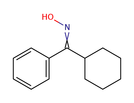 Molecular Structure of 1136-58-9 ((Z)-cyclohexyl(phenyl)methanone oxime)