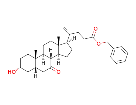3α-hydroxy-7-keto-5β-24-cholanic acid benzyl ester