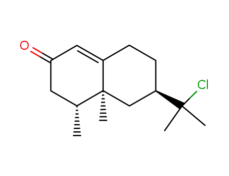 (4R,4aS,6R)-4,4a,5,6,7,8-Hexahydro-4,4a-dimethyl-6-(1-chloro-1-methylethyl)-2(3H)-naphthalenone