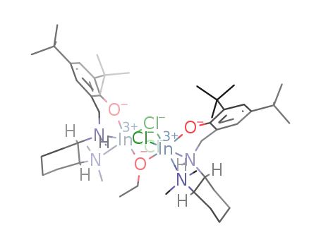 [(2-t-butyl-4-methyl-6-(((2-(dimethylamino)cyclohexyl)amino)methyl)phenolate)InCl]2(μ-Cl)(μ-Et)