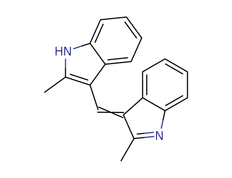 2-methyl-3-[(2-methyl-1H-indol-3-yl)methylidene]indole cas  525-58-6