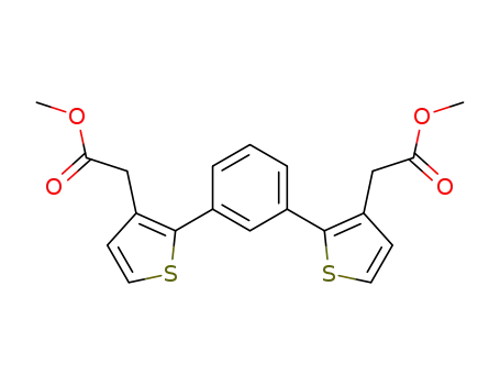 methyl 2-(2-{3-[3-(2-methoxy-2-oxoethyl)thiophen-2-yl]phenyl}thiophen-3-yl)acetate