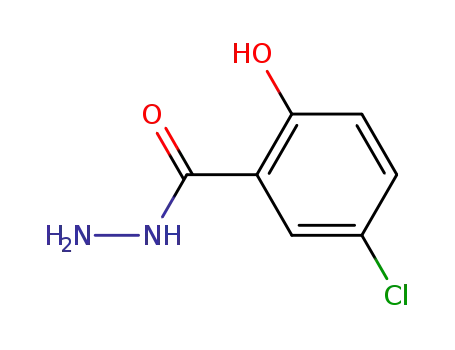 Molecular Structure of 5022-48-0 (5-CHLORO-2-HYDROXY-BENZOIC ACID HYDRAZIDE)