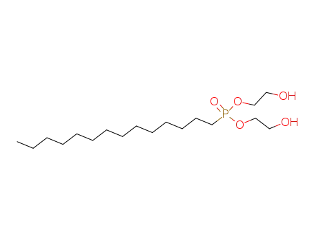 Molecular Structure of 40520-22-7 (bis(2-hydroxyethyl) tetradecylphosphonate)