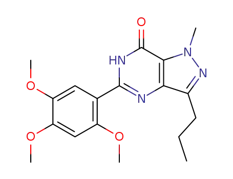 1-methyl-3-propyl-5-(2,4,5-trimethoxyphenyl)-1H-pyrazolo[4,3-d]pyrimidin-7-(6H)-one