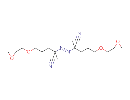 4,4'-azobis(4-cyano-1-pentanolglycidyl ether)
