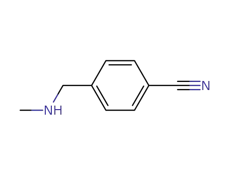 Molecular Structure of 34403-48-0 (4-(Methylaminomethyl)benzonitrile)