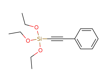 Molecular Structure of 18402-75-0 (Silane, triethoxy(phenylethynyl)-)