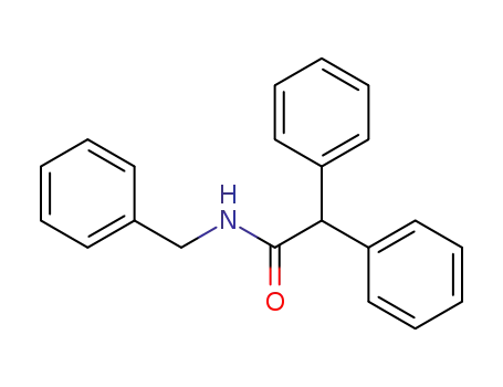Molecular Structure of 5022-26-4 (N-benzyl-2,2-diphenylacetamide)