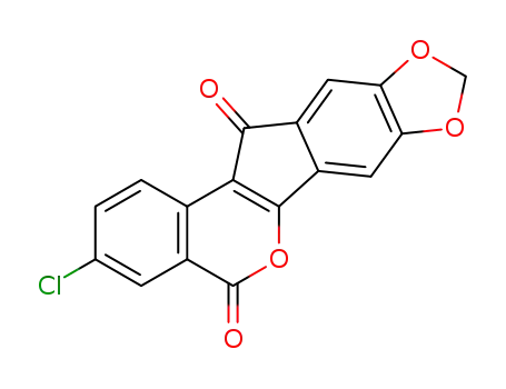 3-chloro-8,9-methylenedioxyindeno[1,2-c]isochromene-5,12-dione