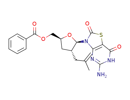 [(2S,4R,5R)-5-(5-amino-2,7-dioxo-6H-thiazolo[4,5-d]pyrimidin-3-yl)-4-(2-methylallyl)tetrahydrofuran-2-yl]methyl benzoate