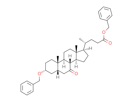 3-α-benzyl ether-7-keto-5β-cholanic acid benzyl ester
