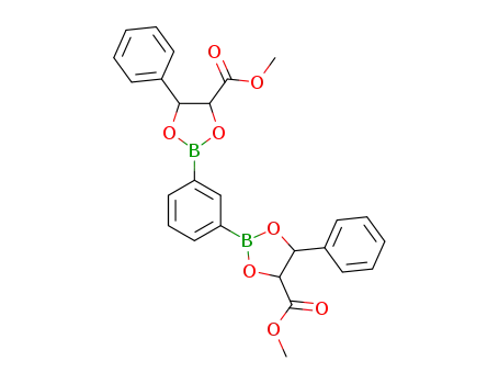 dimethyl 2,2′-(1,3-phenylene)bis(5-phenyl-1,3,2-dioxaborolane-4-carboxylate)