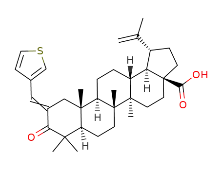2-(thiophen-3-ylmethylene)betulonic acid