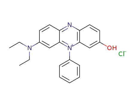 3-hydroxy-7-(diethylamino)-5-phenylphenazinium chloride