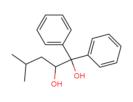 4-methyl-1,1-diphenylpentane-1,2-diol