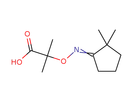 2-(((2,2-dimethylcyclopentylidene)amino)oxy)-2-methylpropanoic acid