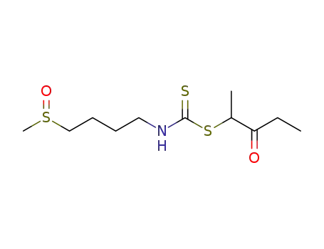 3-oxopentan-2-yl (4-(methylsulfinyl)butyl)carbamodithioate