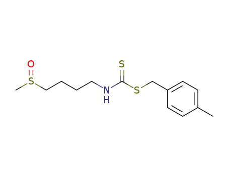 4-methylbenzyl (4-(methylsulfinyl)butyl)carbamodithioate