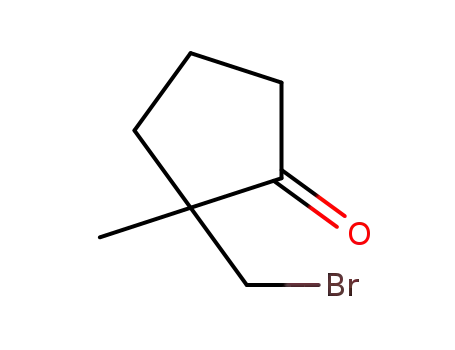2-bromomethyl-2-methylcyclopentanone