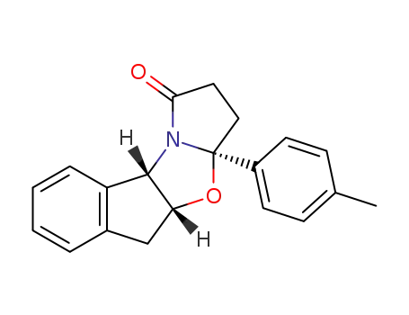 (3aS,4aR,9bS)-3a-(p-tolyl)-3,3a,4a,9b-tetrahydro-5H-indeno[1,2-d]pyrrolo[2,1-b]oxazol-1(2H)-one