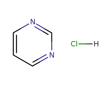 Molecular Structure of 30680-61-6 (Pyrimidine, monohydrochloride)