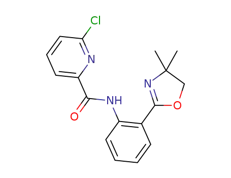 6-chloro-N-(2-(4,4-dimethyl-4,5-dihydrooxazol-2-yl)phenyl)picolinamide