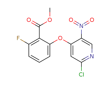 methyl 2-((2-chloro-5-nitropyridin-4-yl)oxy)-6-fluorobenzoate