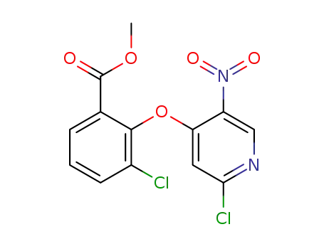 methyl 3-chloro-2-((2-chloro-5-nitropyridin-4-yl)oxy)benzoate