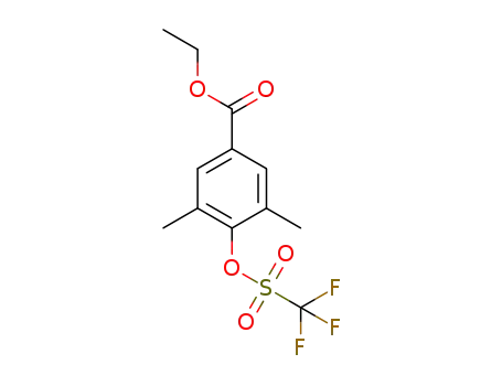 ethyl 3,5-dimethyl-4-(trifluoromethylsulfonyloxy)benzoate