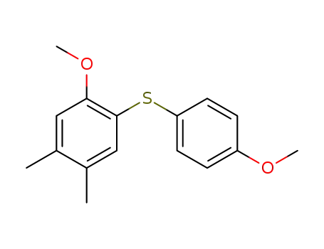 (2-methoxy-4,5-dimethylphenyl)(4′-methoxyphenyl)sulfane