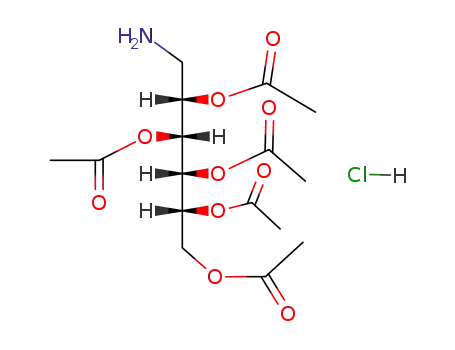 2,3,4,5,6-Penta-O-acetyl-1-amino-1-deoxy-D-glucitol hydrochloride