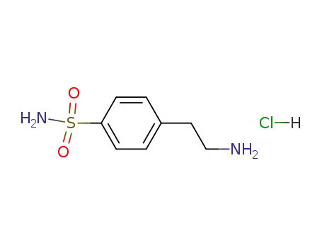 Molecular Structure of 6325-22-0 (4-(2-Aminoethyl)benzenesulfonamide hydrochloride)