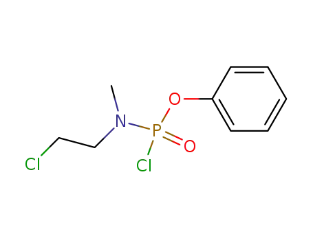 phenyl N-methyl-N-(2-chloroethyl)phosphoramidate chloride