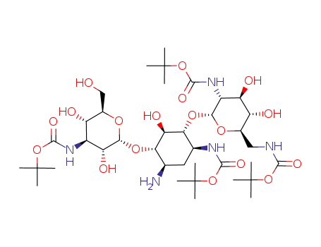 3,2',6',3''-tetrakis-N-(tert-butoxycarbonyl)kanamycin B