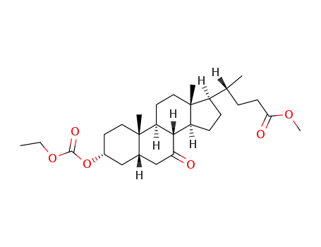 methyl 5β-3α-ethoxycarbonyloxy-7-carbonylcholanate