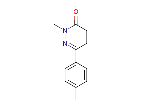 Molecular Structure of 483989-48-6 (3(2H)-Pyridazinone, 4,5-dihydro-2-methyl-6-(4-methylphenyl)-)
