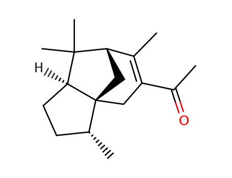 (3R-(3α,3aβ,7β,8aα))-1-(2,3,4,7,8,8a-hexahydro-3,6,8,8-tetramethyl-1H-3a,7-methanoazulen-5-yl)ethan-1-one