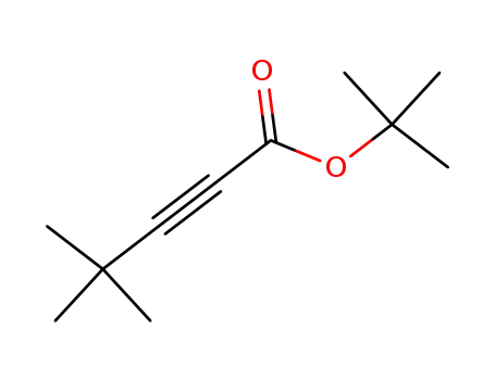 Molecular Structure of 83747-02-8 (2-Pentynoic acid, 4,4-dimethyl-, 1,1-dimethylethyl ester)