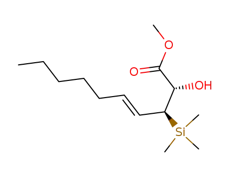 (E)-(2S,3S)-2-Hydroxy-3-trimethylsilanyl-dec-4-enoic acid methyl ester