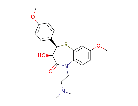 (2R,3R)-5-(2-Dimethylamino-ethyl)-3-hydroxy-8-methoxy-2-(4-methoxy-phenyl)-2,3-dihydro-5H-benzo[b][1,4]thiazepin-4-one