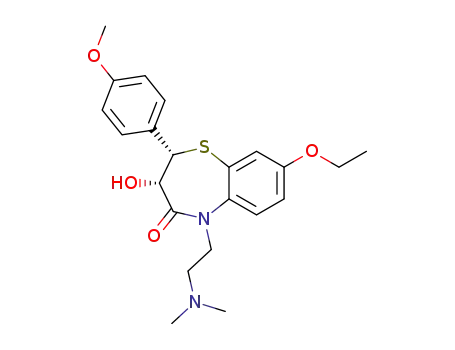(2S,3S)-5-(2-Dimethylamino-ethyl)-8-ethoxy-3-hydroxy-2-(4-methoxy-phenyl)-2,3-dihydro-5H-benzo[b][1,4]thiazepin-4-one