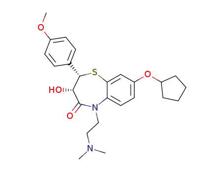 (2S,3S)-8-Cyclopentyloxy-5-(2-dimethylamino-ethyl)-3-hydroxy-2-(4-methoxy-phenyl)-2,3-dihydro-5H-benzo[b][1,4]thiazepin-4-one