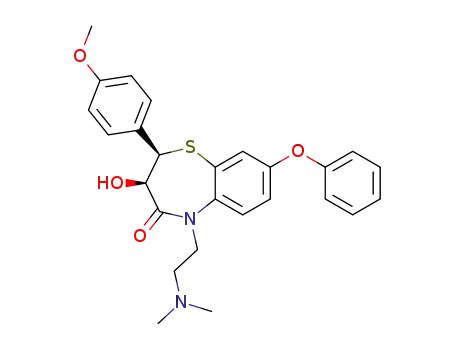 (2R,3R)-5-(2-Dimethylamino-ethyl)-3-hydroxy-2-(4-methoxy-phenyl)-8-phenoxy-2,3-dihydro-5H-benzo[b][1,4]thiazepin-4-one