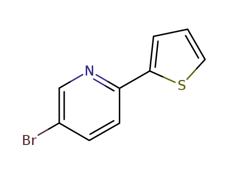 Molecular Structure of 91891-74-6 (5-BROMO-2-(THIEN-2-YL)PYRIDINE)