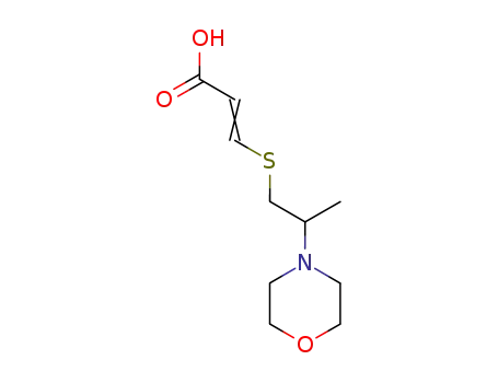 β-(2-N-morpholinopropylthio)acrylic acid