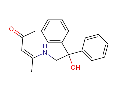 N-(2,2-diphenyl-2-hydroxyethyl)-4-amino-3-penten-2-one