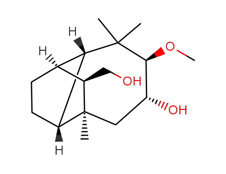 (1R)(2R)(4R)(5R)(7S)(8R)(9S)-3,3,7-Trimethyl-4-methoxy-5-hydroxy-8-(hydroxymethyl)tricyclo<5.4.01,7.02,9>undecane