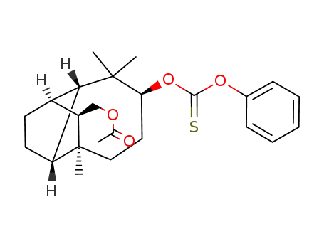 Acetic acid (1S,3aR,4S,7S,8aS,9R)-4,8,8-trimethyl-7-phenoxythiocarbonyloxy-decahydro-1,4-methano-azulen-9-ylmethyl ester